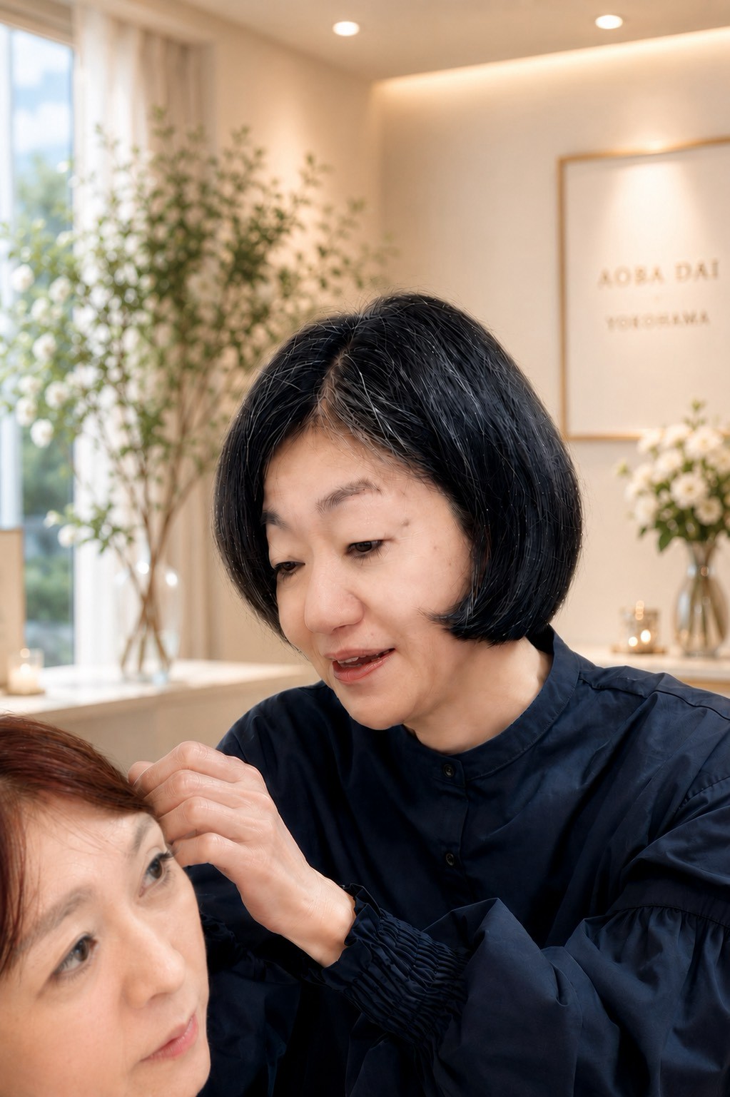 山内佳代子 カウンセリング・施術の様子
